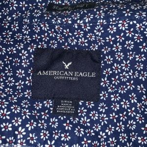 Mens poplin collared shirt